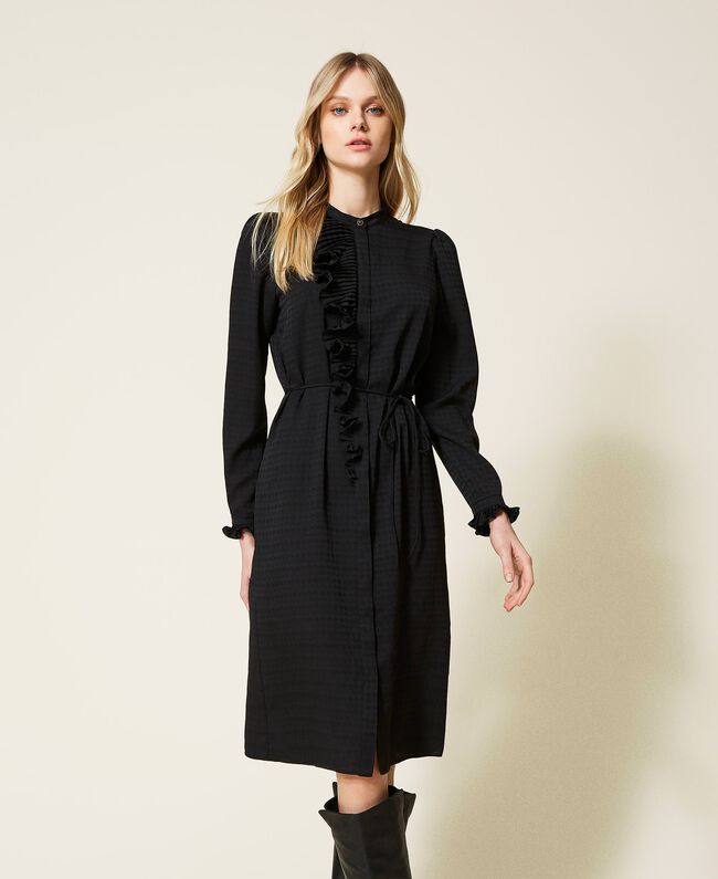 Twinset Milano Abito chemisier in pied de poule Vestiti - Boutique Luisa Trendy
