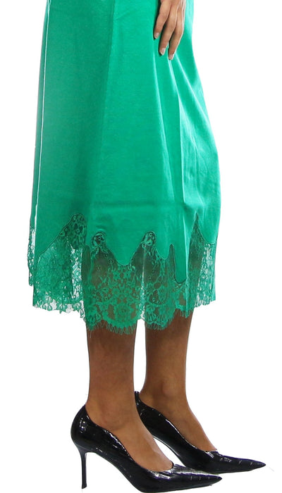 Twinset Milano Abito lungo in maglia con pizzo e cintura Vestiti - Boutique Luisa Trendy