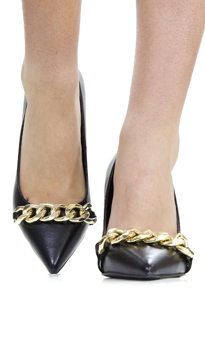 Twinset Milano Décolleté con catena. 212TCP03A Scarpe - Boutique Luisa Trendy