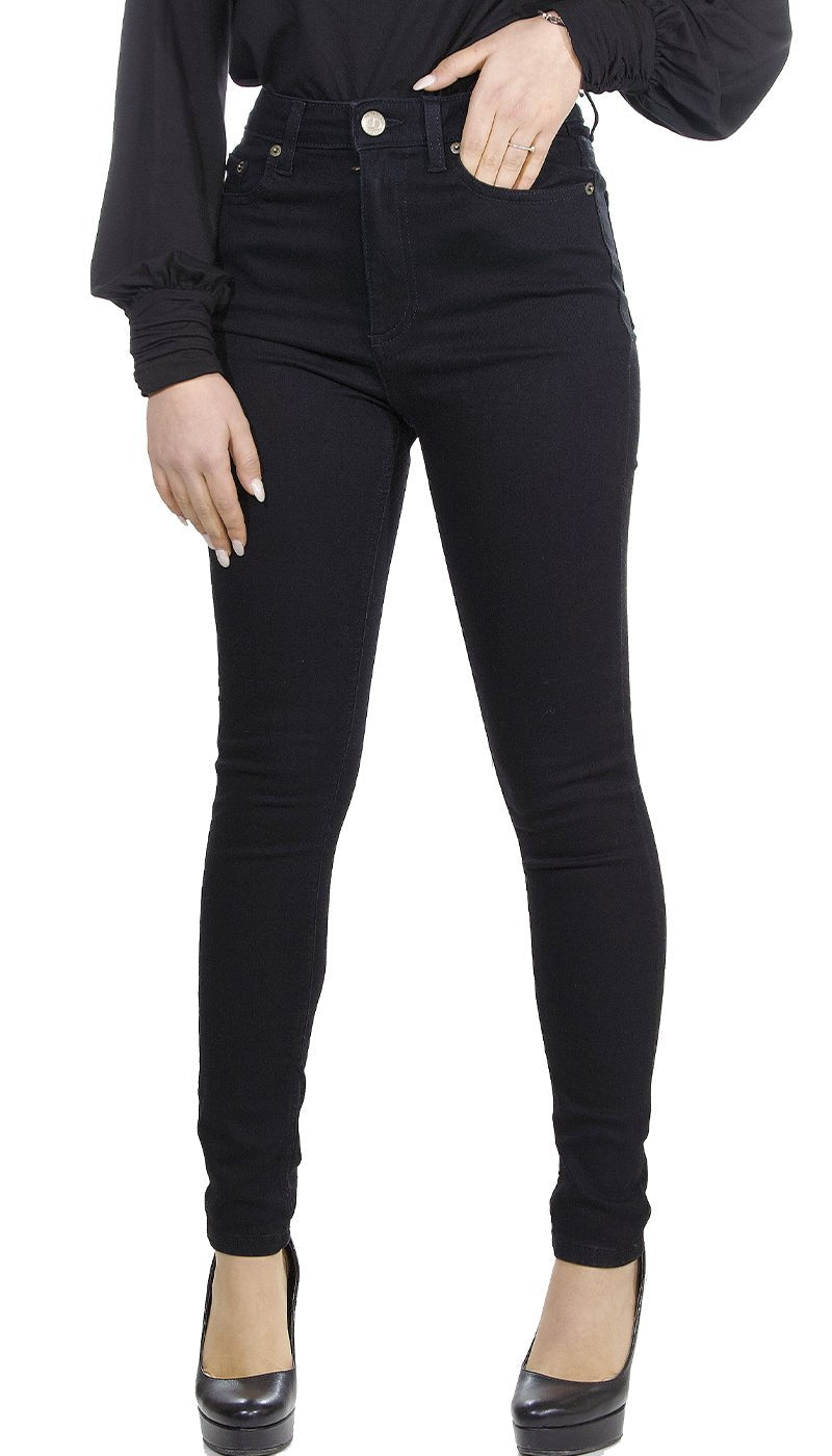 Twinset Milano Jeans nero skinny a vita alta. 212TP2360 Jeans - Boutique Luisa Trendy