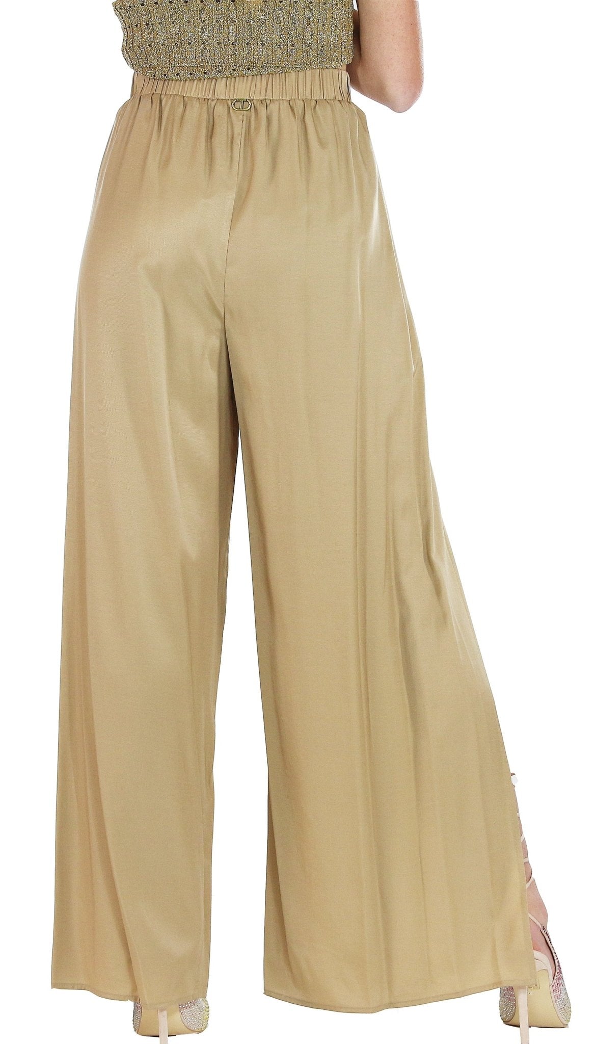 Twinset Milano Pantalone con elastico in vita e spacchi laterali. Pantalone Donna - Boutique Luisa Trendy