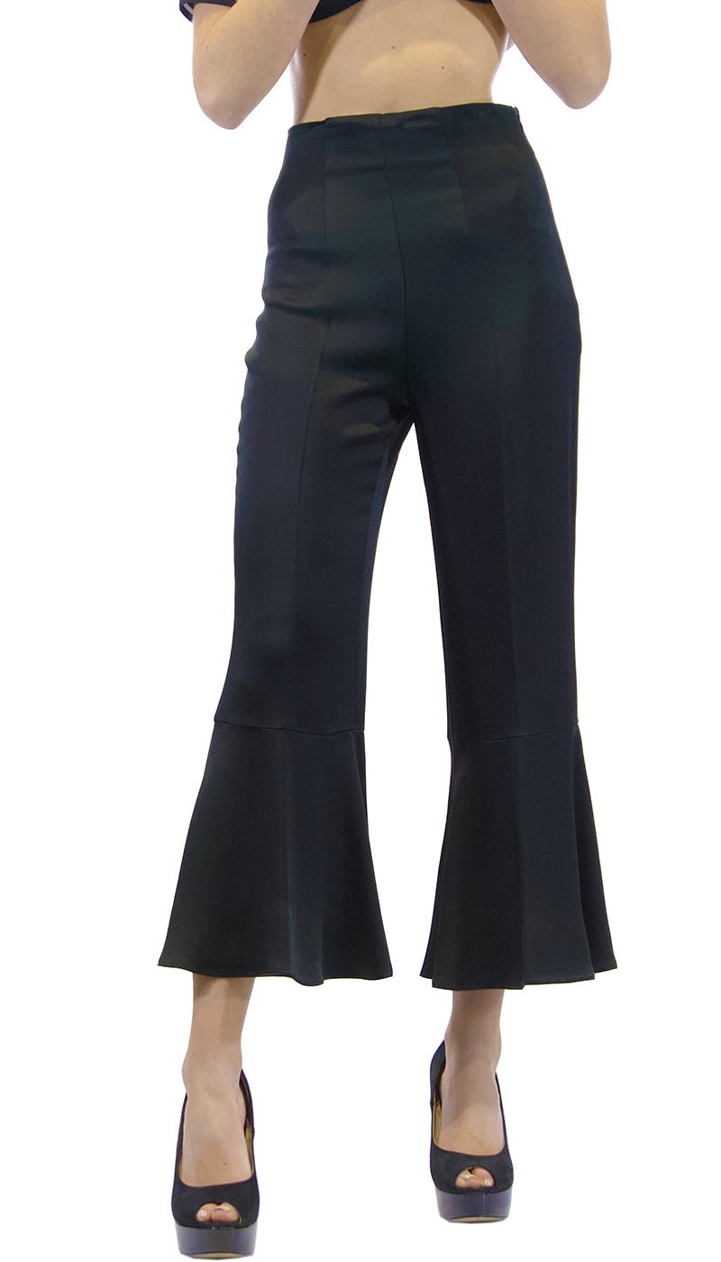Twinset Milano Pantalone cropped in envers satin. TA824E Pantalone Donna - Boutique Luisa Trendy