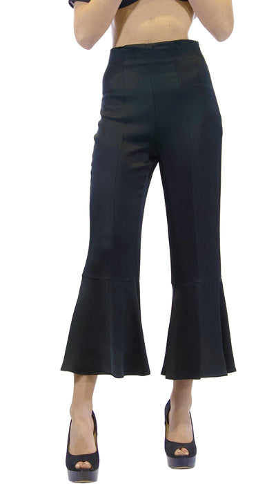 Twinset Milano Pantalone cropped in envers satin. TA824E Pantalone Donna - Boutique Luisa Trendy