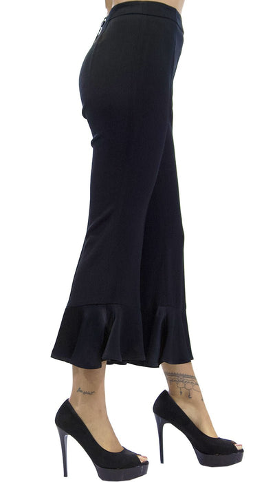 Twinset Milano Pantalone donna cropped in envers satin. PA8281 Pantalone Donna - Boutique Luisa Trendy