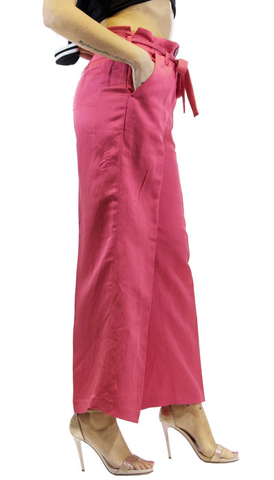 Twinset Milano Pantalone in lino envers satin. TS823P Pantalone Donna - Boutique Luisa Trendy