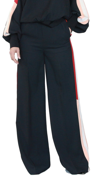 Twinset Milano Pantaloni in cady crêpe con bande Pantalone Donna - Boutique Luisa Trendy