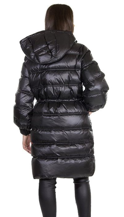 Twinset Milano Piumino lungo con cappuccio e logo. 212TP214G Capispalla Donna - Boutique Luisa Trendy