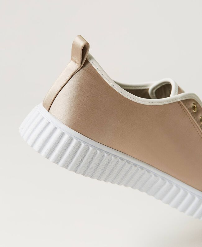 Twinset Milano Sneakers in raso con logo. 211TCT118 Scarpe - Boutique Luisa Trendy