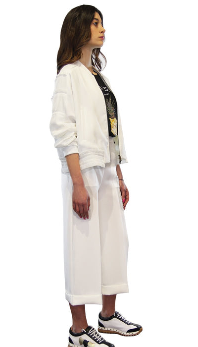 TwinSet Pantalone ampio in georgette. 201TP202C Pantalone Donna - Boutique Luisa Trendy